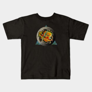 Spaceship Moon! Kids T-Shirt